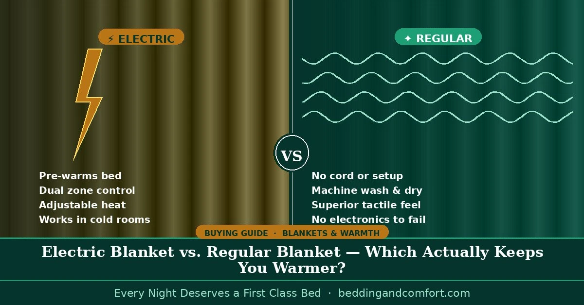 Electric Blanket vs. Regular Blanket — Which One Actually Keeps You Warmer?