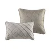 12-Piece Cal King Damask Jacquard Comforter Set — Sheets, Bed Skirt, Euro Shams & Decorative Pillows Included | $153.99