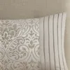 12-Piece Cal King Damask Jacquard Comforter Set — Sheets, Bed Skirt, Euro Shams & Decorative Pillows Included | $153.99