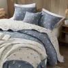 3-Piece Stag Head Matelassé Coverlet Set — King/Cal King, 106"×96", Rustic Cabin, 2 King Shams | $105.11