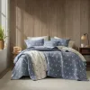 3-Piece Stag Head Matelassé Coverlet Set — King/Cal King, 106"×96", Rustic Cabin, 2 King Shams | $105.11
