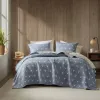 3-Piece Stag Head Matelassé Coverlet Set — King/Cal King, 106"×96", Rustic Cabin, 2 King Shams | $105.11