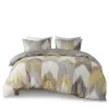 3-Piece Printed Cotton Comforter Mini Set — Full/Queen, Oeko-Tex, Hypoallergenic, Antimicrobial | $102.99