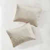 3-Piece Reversible Bedspread Set — King/Cal King, 120"×118", Cream Medallion Quilting, Hypoallergenic, Oversized Drape | $82.99