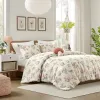 4-Piece Mushroom Garden Comforter Set Full/Queen — 90"×90", Whimsical Floral Print, Mushroom-Shaped Pillow, Oeko-Tex | $84.48