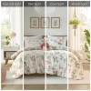 4-Piece Mushroom Garden Comforter Set Full/Queen — 90"×90", Whimsical Floral Print, Mushroom-Shaped Pillow, Oeko-Tex | $84.48