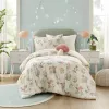 4-Piece Mushroom Garden Comforter Set Full/Queen — 90"×90", Whimsical Floral Print, Mushroom-Shaped Pillow, Oeko-Tex | $84.48