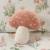4-Piece Mushroom Garden Comforter Set Full/Queen — 90"×90", Whimsical Floral Print, Mushroom-Shaped Pillow, Oeko-Tex | $84.48