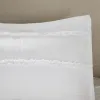 4-Piece Reversible Ruffle Quilt Set — Full/Queen, 90"×90", Contrasting Embroidered Pillow, Romantic Cottage | $133.45