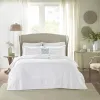 4-Piece Reversible Ruffle Quilt Set — Full/Queen, 90"×90", Contrasting Embroidered Pillow, Romantic Cottage | $133.45