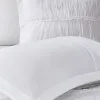 4-Piece Reversible Ruffle Quilt Set — Full/Queen, 90"×90", Contrasting Embroidered Pillow, Romantic Cottage | $133.45