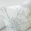 6-Piece Reversible Cotton Quilt Set — Taupe Grey & Yellow, Floral Print, King & Cal King | $146.20