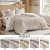 7-Piece Full Woven Striped Comforter Set — Sheets Included, Comforter, Shams & Pillowcases, Complete Full Bed | $84.85