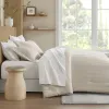 7-Piece Full Woven Striped Comforter Set — Sheets Included, Comforter, Shams & Pillowcases, Complete Full Bed | $84.85