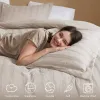 7-Piece Full Woven Striped Comforter Set — Sheets Included, Comforter, Shams & Pillowcases, Complete Full Bed | $84.85