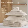 7-Piece Full Woven Striped Comforter Set — Sheets Included, Comforter, Shams & Pillowcases, Complete Full Bed | $84.85