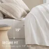 7-Piece Full Woven Striped Comforter Set — Sheets Included, Comforter, Shams & Pillowcases, Complete Full Bed | $84.85