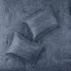 7-Piece Printed Seersucker Comforter Set Queen — Bed Skirt, 3 Decorative Pillows, Floral Botanical | $109.99