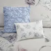 8-Piece Cotton Printed Floral Comforter Set — King, Shabby Chic, Bed Skirt, Euro Shams & Decorative Pillows Included | $160.99