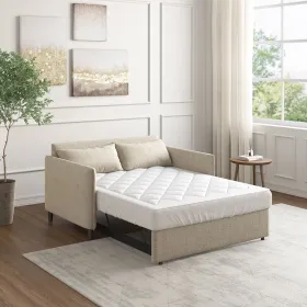 Waterproof Sofa Bed Mattress Pad — Full 54"×72", 3M Scotchgard, 6" Knit Skirt Fits Up to 8", Antimicrobial, Oeko-Tex | $55.70