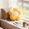 Yellow Flower Plush Hand Warmer Cushion 35cm — Soft Stuffed Toy for Kids & Adults, Cozy Gift