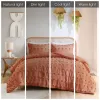 Orange Clip Jacquard Comforter Set — 3D Pompom Face, Microfiber Reverse, Oeko-Tex | Twin & Twin XL | $79.28