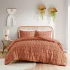 Orange Clip Jacquard Comforter Set — 3D Pompom Face, Microfiber Reverse, Oeko-Tex | Twin & Twin XL | $79.28