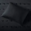 Clip Jacquard Pompom Comforter Set — Twin & Twin XL, Hypoallergenic Fill, Microfiber Reverse | $79.28