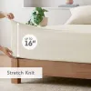 Twin Jersey Knit Sheet Set — 50% Cotton 50% Polyester, All-Season, Flat Sheet, Fitted Sheet & Pillowcase | $58.69