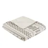 Cotton Jacquard Duvet Cover Mini Set — King/Cal King, 104"×92", Eyelash Woven Stripe, Farmhouse Style, Button Closure | $116.99