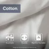 Cotton Jacquard Duvet Cover Mini Set — King/Cal King, 104"×92", Eyelash Woven Stripe, Farmhouse Style, Button Closure | $116.99