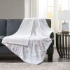 Oversized Marble Print Faux Fur Throw — 60"×70", Faux Mink Reverse, Oeko-Tex Certified, Machine Washable | $41.99
