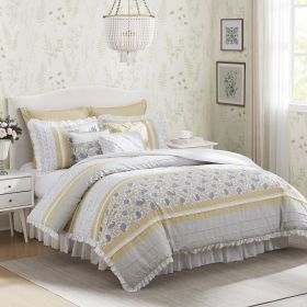 9 Piece Cotton Percale Comforter Set