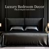 Black Satin Queen Sheet Set — 4 Piece, 15" Deep Pocket, 90 GSM | $26.31