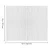 Double-Sided Flannel Fleece Throw Blanket — 50"×60", Ribbed White, Reinforced Edges, Lightweight Warmth, Machine Washable | $37.99