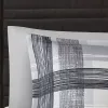 Black & Grey Plaid Comforter Set — 4 Piece, Hand-Drawn Print, Antimicrobial, Twin & Twin XL | $84.32