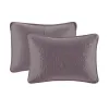 Purple Reversible Queen Bedspread Set — Oversized 102"×118", Classic Stitch Quilting, Antimicrobial | $100.99