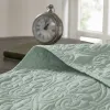 Seafoam Reversible Quilt Set — Twin & Twin XL, 68"×90", Pre-Washed Cotton Fill, Patterned Quilting Both Sides | $79.95