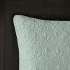 Seafoam Reversible Quilt Set — Twin & Twin XL, 68"×90", Pre-Washed Cotton Fill, Patterned Quilting Both Sides | $79.95