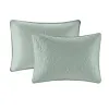 Seafoam Reversible Quilt Set — Twin & Twin XL, 68"×90", Pre-Washed Cotton Fill, Patterned Quilting Both Sides | $79.95