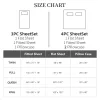 Black Satin Queen Sheet Set — 4 Piece, 15" Deep Pocket, 90 GSM | $26.31