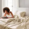 King Satin Luxury Sheet Set — 6 Pieces, 4 King Pillowcases, Wrinkle Free, Hair & Skin Friendly, Oeko-Tex Certified | $63.78