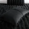 Ultrasoft Ribbed Corded Faux Fur Comforter Set — Full/Queen, 90"×90", Crystal Velvet Reverse, Oeko-Tex, Ships Uncompressed | $102.99