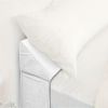 Air Layer Wedge Pillow in White — Breathable Cotton Blend Ergonomic Neck & Cervical Support, Twin/Full & Queen/King Sizes