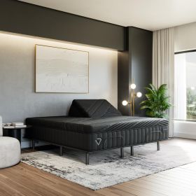 Split Head Summit Hybrid Firm Mattress — 15", CoolStream Fabric, Titanium Memory Foam, Ice Flex Cooling, 7-Series Pocketed Coils | From $1,734.75 (size: California King)