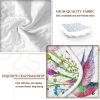 Watercolor Hummingbird & Flowers 3-Piece Quilt Set — 100% Microfiber Polyester, Reinforced Stitching, Wrinkle-Free | Queen & King