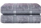 Electric Heated Blanket — Plush Plush Material, Dual Control, 110–220V, 3 Sizes | Grey · Brown · Stripe · Green | $89.11