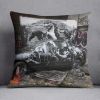 Banksy War Horse Art Cushion Cover — 4 Sizes, With or Without Eco Insert, Spun Polyester, Machine Washable