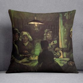 The Potato Eaters by Van Gogh Cushion (Insert: With Insert, size: 20" X 20")