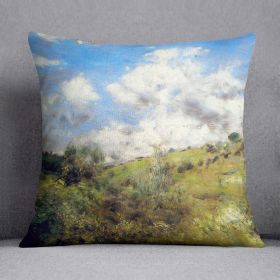 Landscape by Renoir Cushion (Insert: Without Insert, size: 18" X 18")